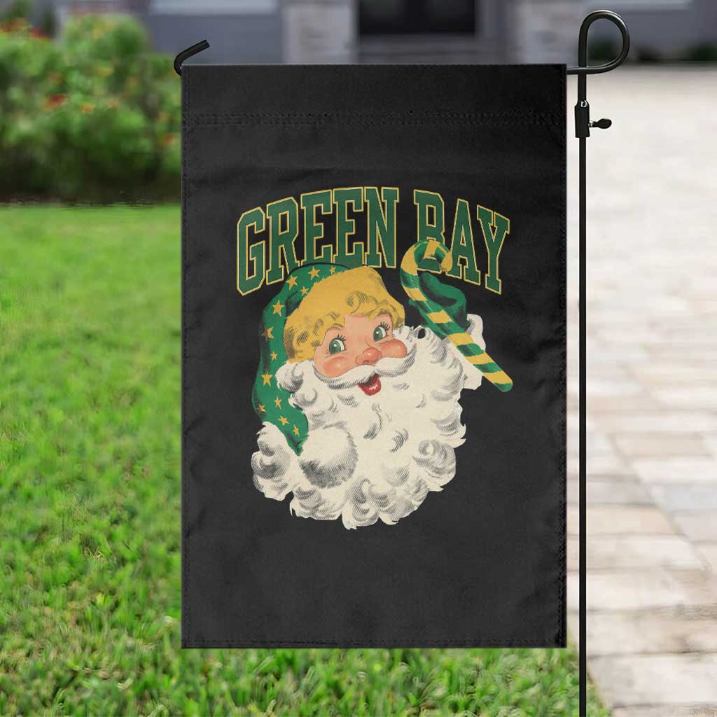 Christmas GB Fan Garden Flag Vintage Varsity Retro Santa Claus Face Game Day TS10 Print Your Wear