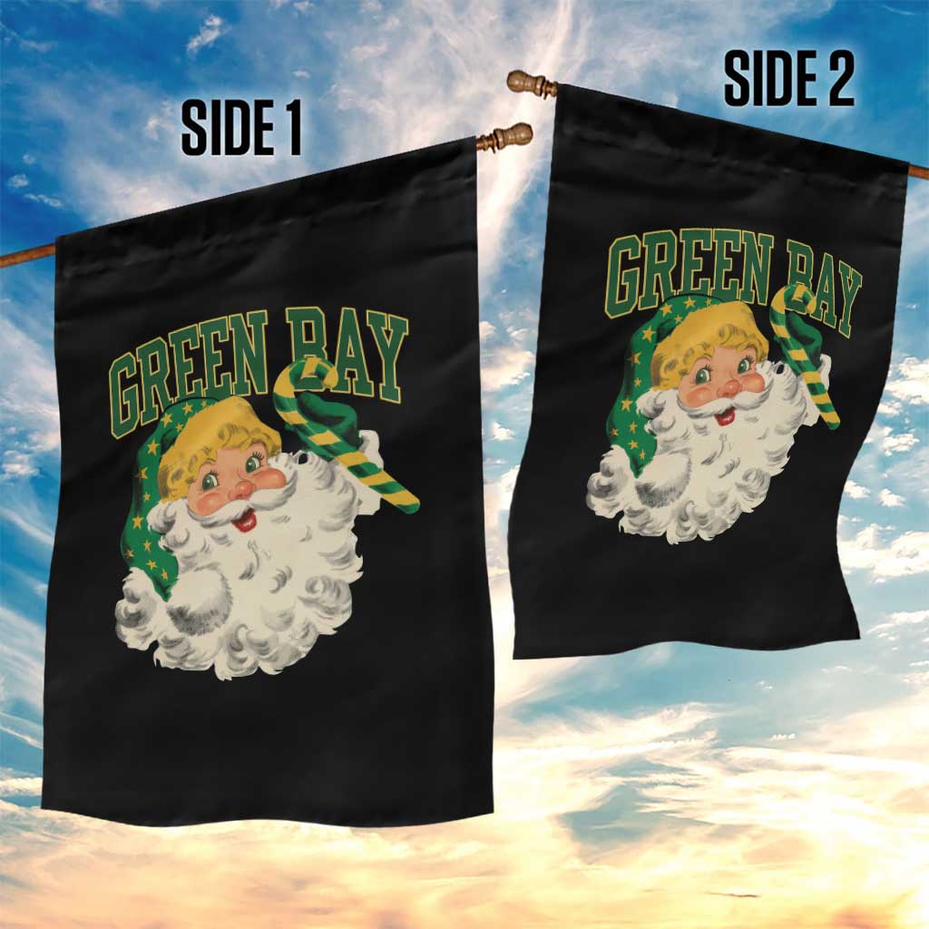 Christmas GB Fan Garden Flag Vintage Varsity Retro Santa Claus Face Game Day TS10 Print Your Wear