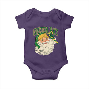 Christmas GB Fan Baby Onesie Vintage Varsity Retro Santa Claus Face Game Day TS10 Purple Print Your Wear