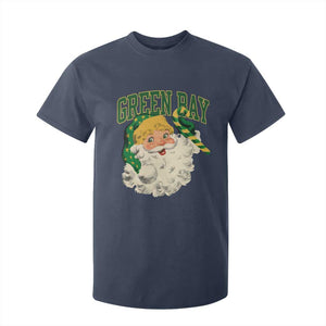 Christmas GB Fan T Shirt For Kid Vintage Varsity Retro Santa Claus Face Game Day TS10 Navy Print Your Wear