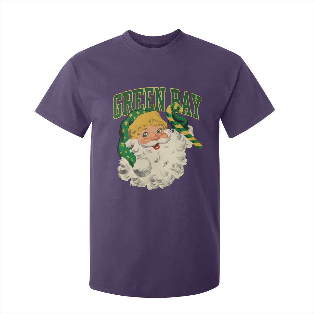 Christmas GB Fan T Shirt For Kid Vintage Varsity Retro Santa Claus Face Game Day TS10 Purple Print Your Wear