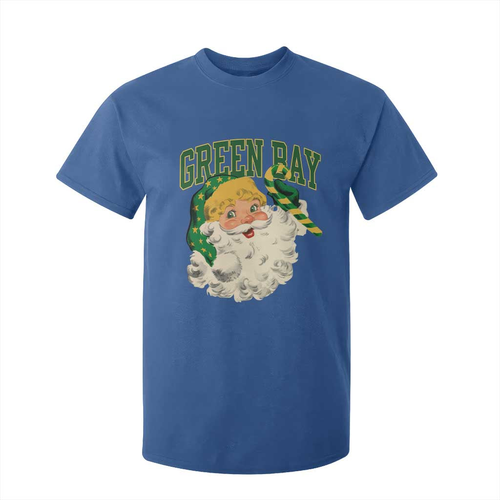 Christmas GB Fan T Shirt For Kid Vintage Varsity Retro Santa Claus Face Game Day TS10 Royal Blue Print Your Wear