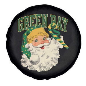 Christmas GB Fan Spare Tire Cover Vintage Varsity Retro Santa Claus Face Game Day TS10 Print Your Wear