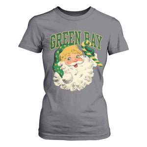 Christmas GB Fan T Shirt For Women Vintage Varsity Retro Santa Claus Face Game Day TS10 Charcoal Print Your Wear