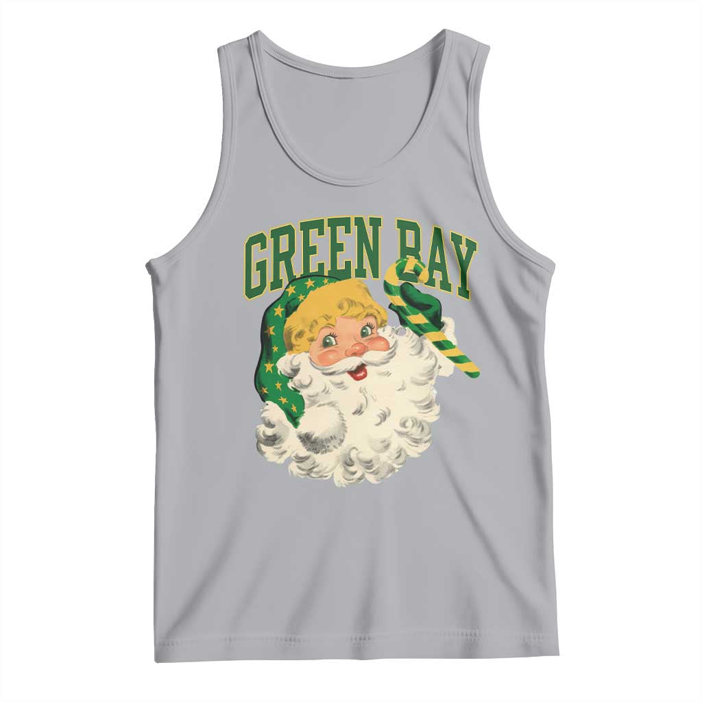 Christmas GB Fan Tank Top Vintage Varsity Retro Santa Claus Face Game Day TS10 Athletic Heather Print Your Wear