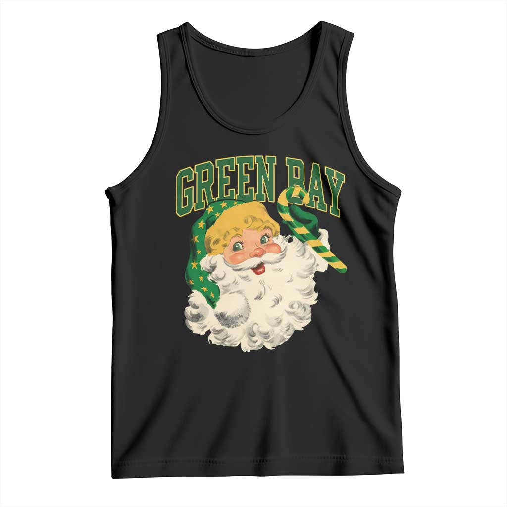 Christmas GB Fan Tank Top Vintage Varsity Retro Santa Claus Face Game Day TS10 Black Print Your Wear