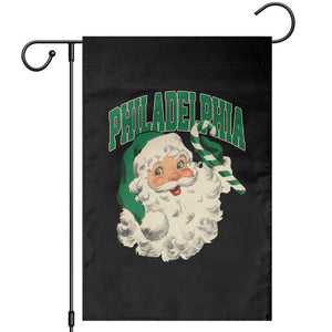 Christmas PFE Garden Flag Vintage Varsity Retro Santa Face Game Day TS10 Black Print Your Wear