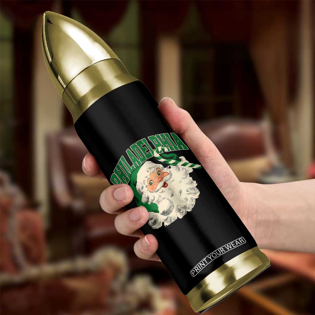 Christmas PFE Bullet Tumbler Vintage Varsity Retro Santa Face Game Day TS10 Print Your Wear