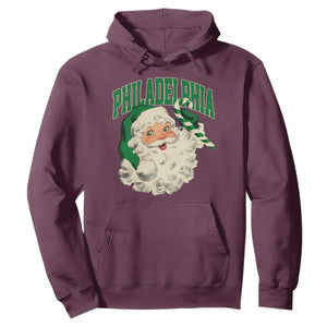 Christmas PFE Hoodie Vintage Varsity Retro Santa Face Game Day TS10 Maroon Print Your Wear