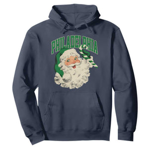 Christmas PFE Hoodie Vintage Varsity Retro Santa Face Game Day TS10 Navy Print Your Wear