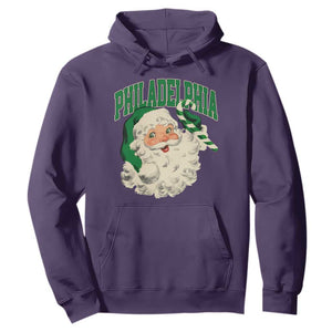 Christmas PFE Hoodie Vintage Varsity Retro Santa Face Game Day TS10 Purple Print Your Wear
