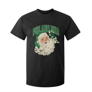 Christmas PFE T Shirt For Kid Vintage Varsity Retro Santa Face Game Day TS10 Black Print Your Wear