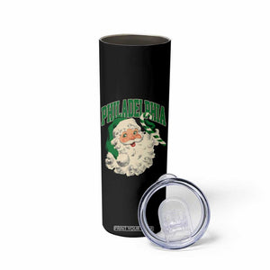Christmas PFE Skinny Tumbler Vintage Varsity Retro Santa Face Game Day TS10 Print Your Wear