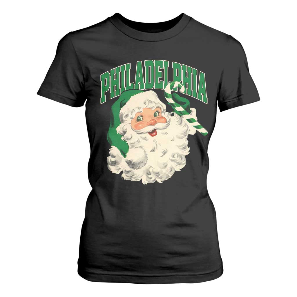 Christmas PFE T Shirt For Women Vintage Varsity Retro Santa Face Game Day TS10 Black Print Your Wear