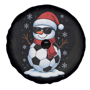 Christmas Soccer Snowman Spare Tire Cover Snowflakes Holiday Sports Xmas Pajamas Red Santa Hat TS10 Print Your Wear