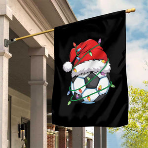 Soccer Christmas Garden Flag Santa Hat Sports Xmas Pajamas TS10 Print Your Wear