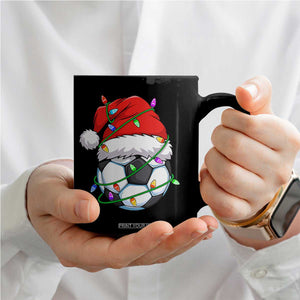 Soccer Christmas Coffee Mug Santa Hat Sports Xmas Pajamas TS10 Print Your Wear