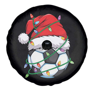 Soccer Christmas Spare Tire Cover Santa Hat Sports Xmas Pajamas TS10 Print Your Wear