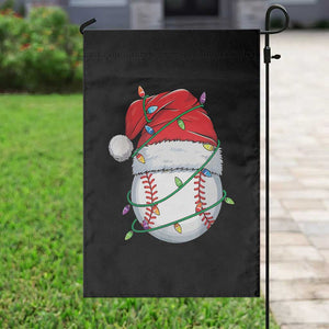 Christmas Baseball Garden Flag Santa Hat Sports Men Boys Xmas Pajamas TS10 Print Your Wear