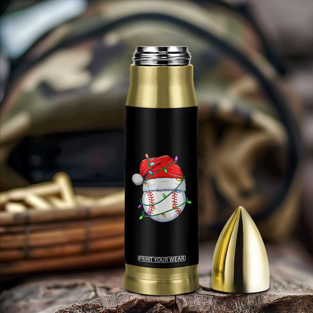Christmas Baseball Bullet Tumbler Santa Hat Sports Men Boys Xmas Pajamas TS10 Print Your Wear