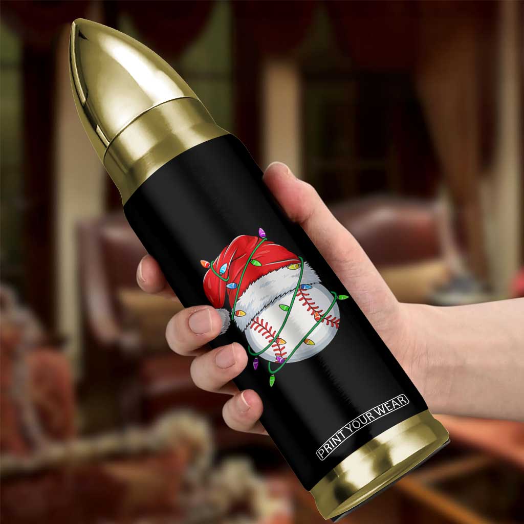 Christmas Baseball Bullet Tumbler Santa Hat Sports Men Boys Xmas Pajamas TS10 Print Your Wear