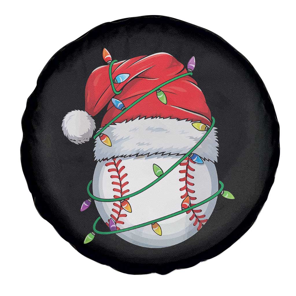 Christmas Baseball Spare Tire Cover Santa Hat Sports Men Boys Xmas Pajamas TS10 Print Your Wear