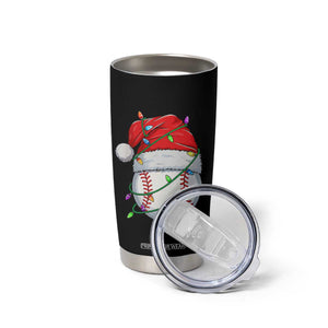 Christmas Baseball Tumbler Cup Santa Hat Sports Men Boys Xmas Pajamas TS10 Print Your Wear