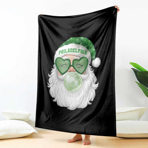 Christmas PFE Throw Blanket Vintage Retro Santa Bubble Gum Game Day TS10 Print Your Wear