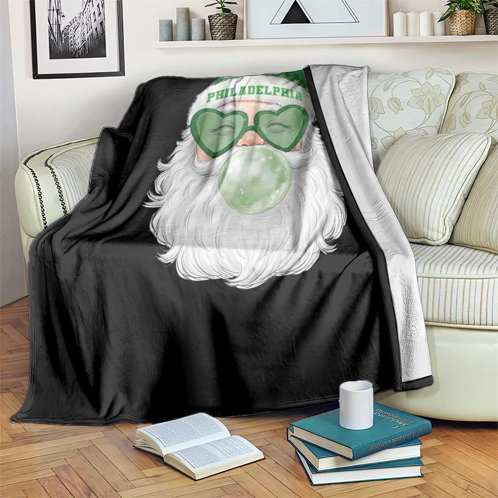 Christmas PFE Throw Blanket Vintage Retro Santa Bubble Gum Game Day TS10 Print Your Wear