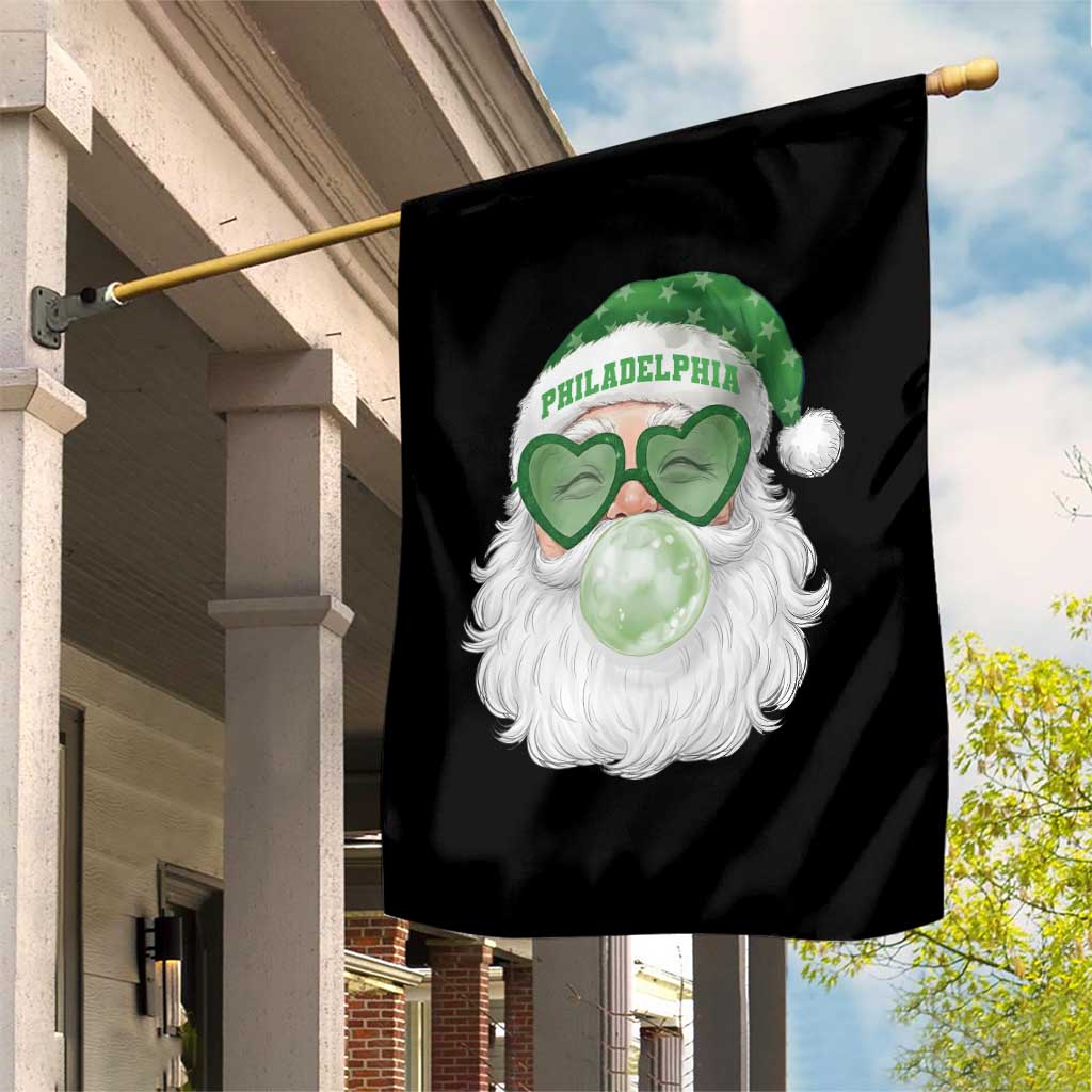 Christmas PFE Garden Flag Vintage Retro Santa Bubble Gum Game Day TS10 Print Your Wear