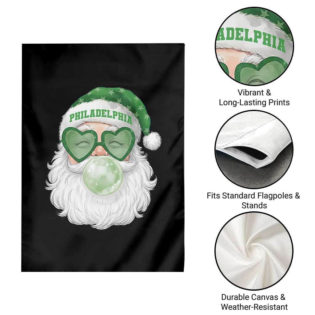 Christmas PFE Garden Flag Vintage Retro Santa Bubble Gum Game Day TS10 Print Your Wear