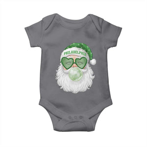 Christmas PFE Baby Onesie Vintage Retro Santa Bubble Gum Game Day TS10 Charcoal Print Your Wear