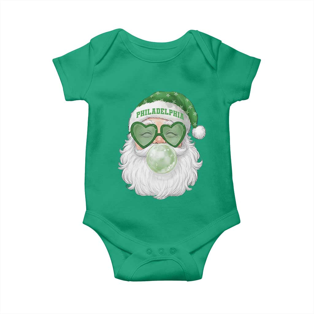 Christmas PFE Baby Onesie Vintage Retro Santa Bubble Gum Game Day TS10 Irish Green Print Your Wear