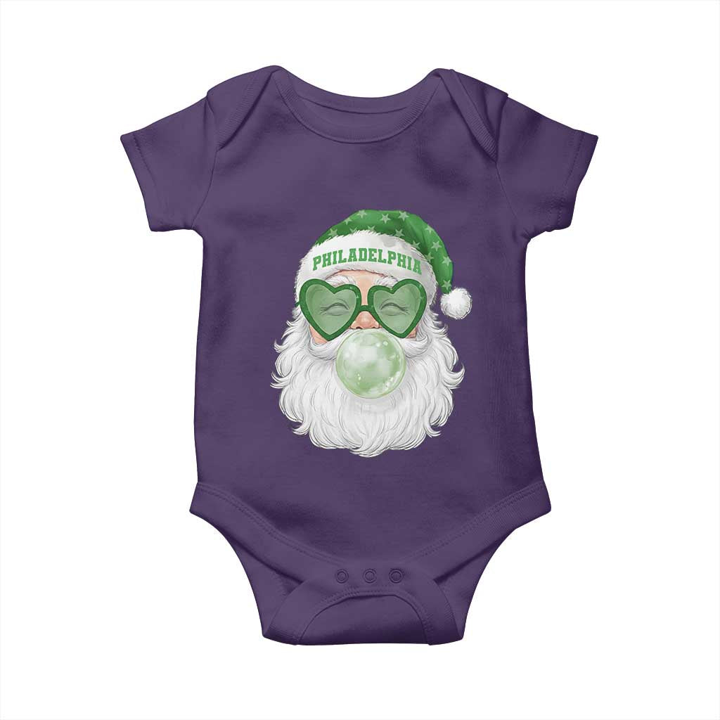 Christmas PFE Baby Onesie Vintage Retro Santa Bubble Gum Game Day TS10 Purple Print Your Wear