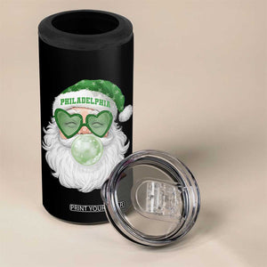 Christmas PFE 4 in 1 Can Cooler Tumbler Vintage Retro Santa Bubble Gum Game Day TS10 Print Your Wear