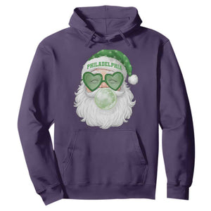 Christmas PFE Hoodie Vintage Retro Santa Bubble Gum Game Day TS10 Purple Print Your Wear