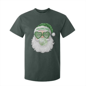 Christmas PFE T Shirt For Kid Vintage Retro Santa Bubble Gum Game Day TS10 Dark Forest Green Print Your Wear