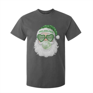 Christmas PFE T Shirt For Kid Vintage Retro Santa Bubble Gum Game Day TS10 Dark Heather Print Your Wear
