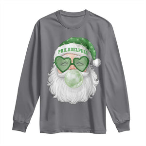 Christmas PFE Long Sleeve Shirt Vintage Retro Santa Bubble Gum Game Day TS10 Charcoal Print Your Wear