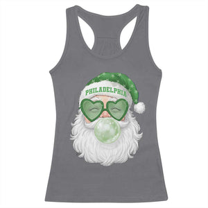Christmas PFE Racerback Tank Top Vintage Retro Santa Bubble Gum Game Day TS10 Charcoal Print Your Wear