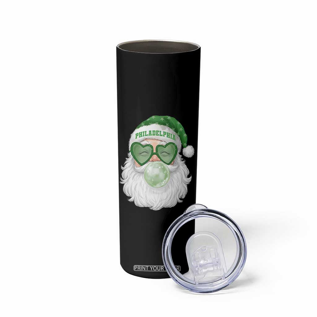 Christmas PFE Skinny Tumbler Vintage Retro Santa Bubble Gum Game Day TS10 Print Your Wear