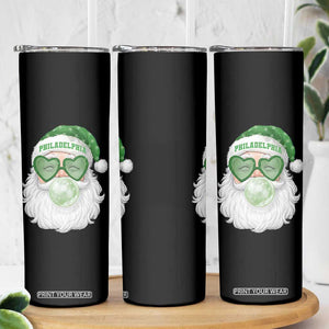 Christmas PFE Skinny Tumbler Vintage Retro Santa Bubble Gum Game Day TS10 Print Your Wear