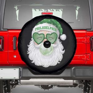 Christmas PFE Spare Tire Cover Vintage Retro Santa Bubble Gum Game Day TS10 Black Print Your Wear