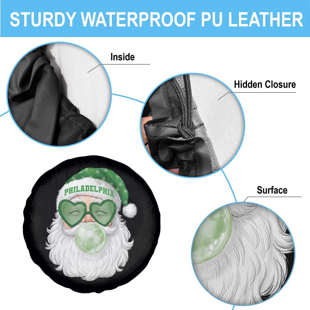 Christmas PFE Spare Tire Cover Vintage Retro Santa Bubble Gum Game Day TS10 Print Your Wear