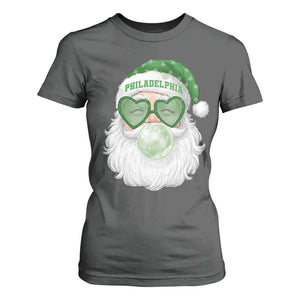 Christmas PFE T Shirt For Women Vintage Retro Santa Bubble Gum Game Day TS10 Dark Heather Print Your Wear