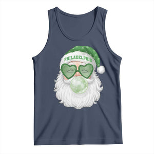 Christmas PFE Tank Top Vintage Retro Santa Bubble Gum Game Day TS10 Navy Print Your Wear