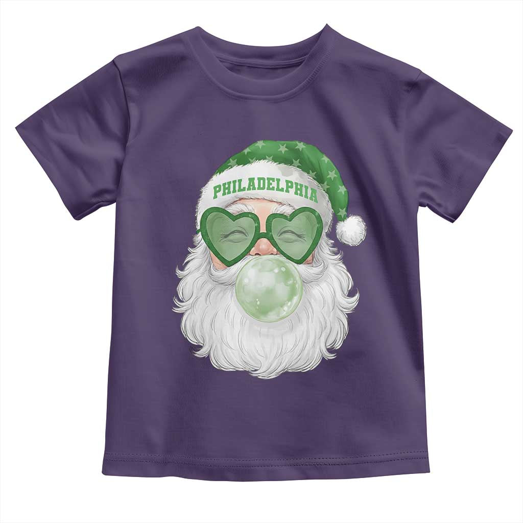 Christmas PFE Toddler T Shirt Vintage Retro Santa Bubble Gum Game Day TS10 Purple Print Your Wear