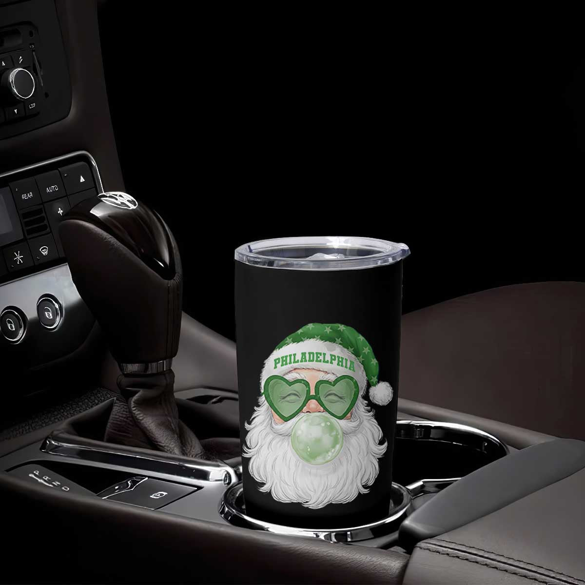 Christmas PFE Tumbler Cup Vintage Retro Santa Bubble Gum Game Day TS10 Print Your Wear