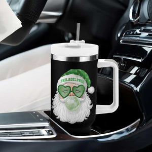 Christmas PFE Tumbler With Handle Vintage Retro Santa Bubble Gum Game Day TS10 Print Your Wear
