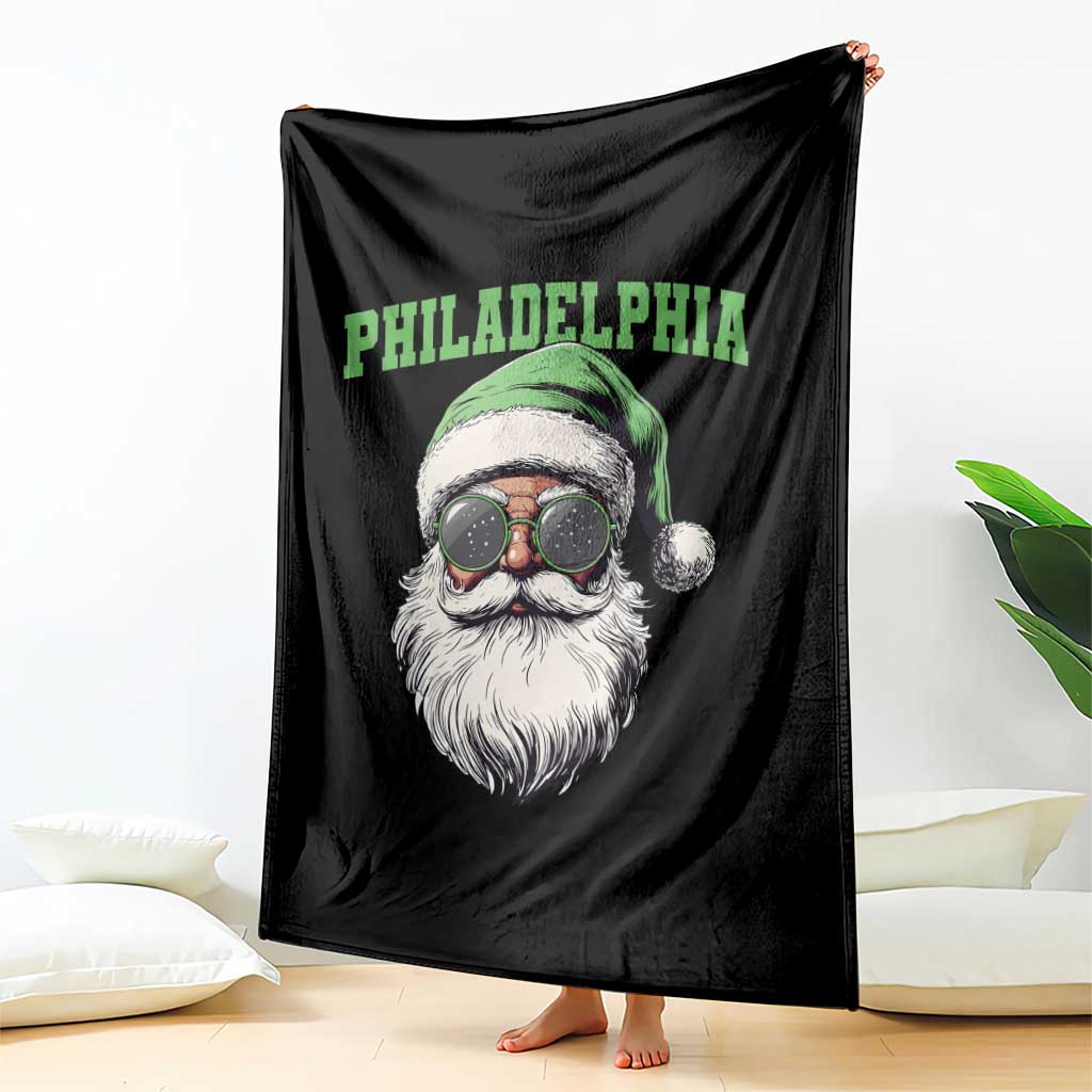 Christmas PFE Throw Blanket Vintage Santa Claus Face Game Day TS10 Print Your Wear